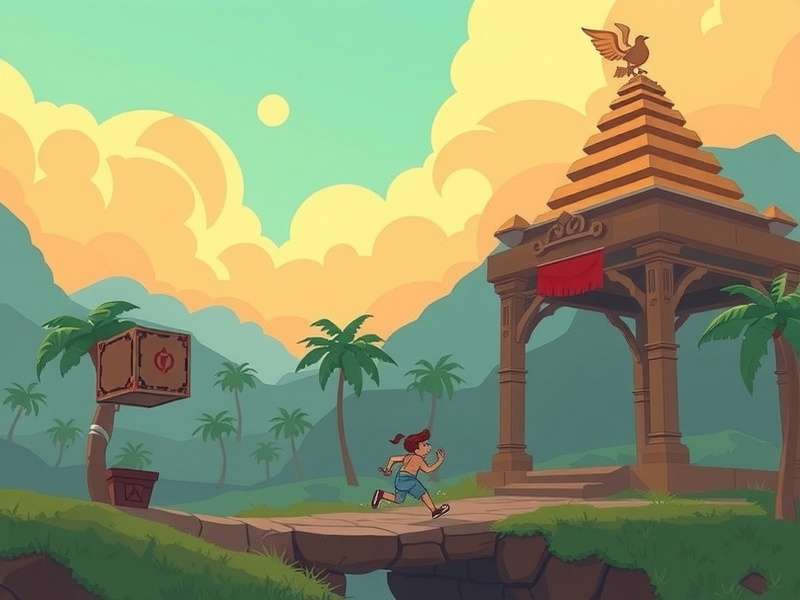 Temple Run Laugh गेमप्ले स्क्रीनशॉट