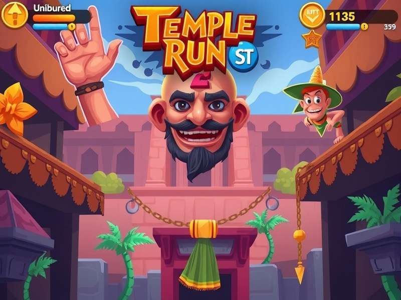 Temple Run Unblocked 77 गेमप्ले स्क्रीनशॉट
