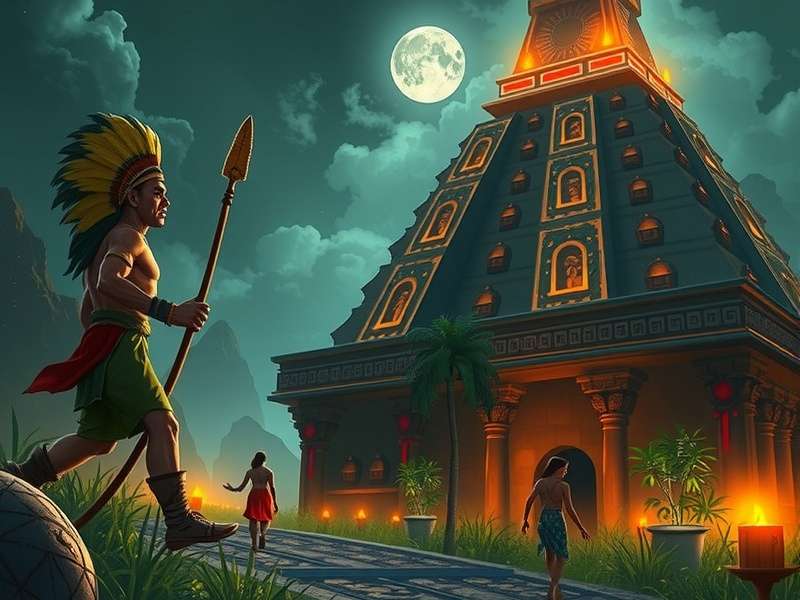 Temple Run में Larry का adventure scene