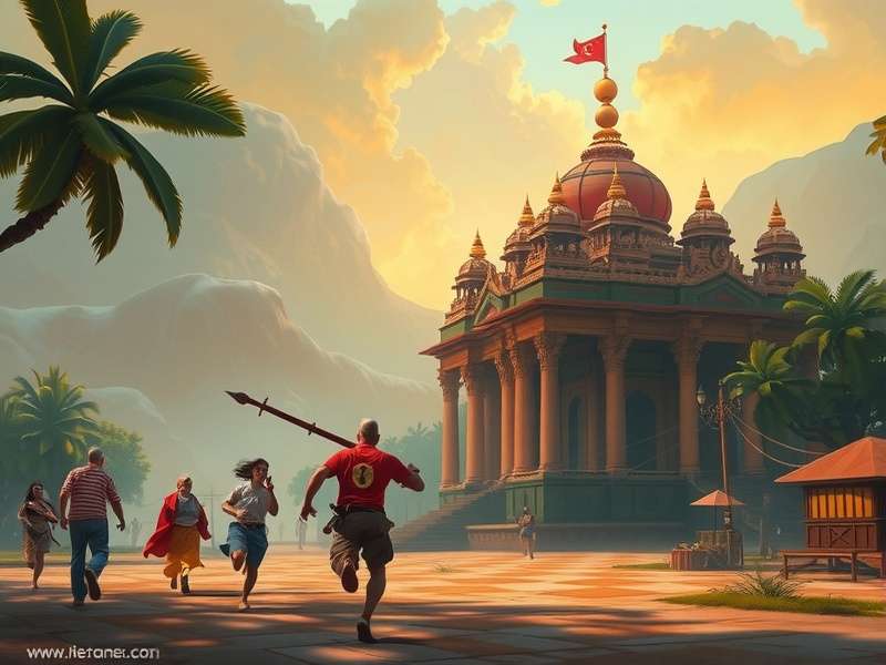 Temple Run Thedi Leathers गेमप्ले