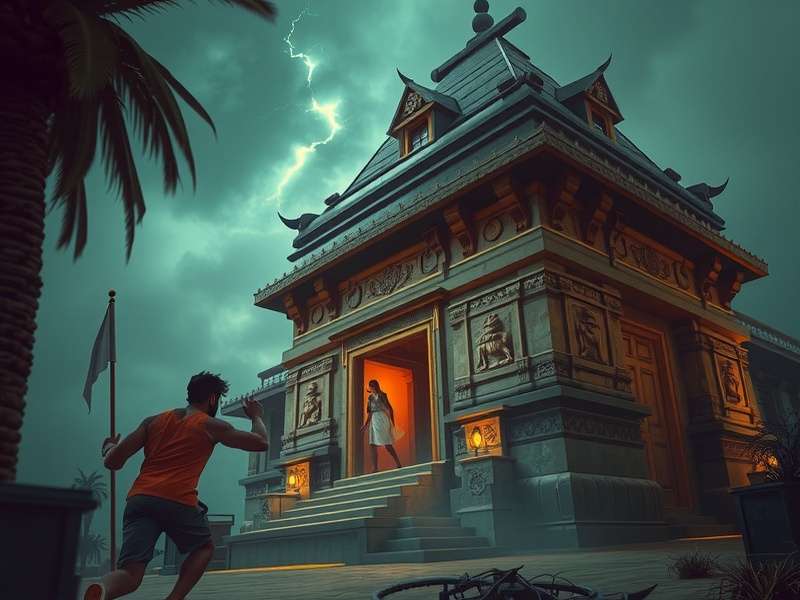 Temple Run Oz gameplay showing character running
