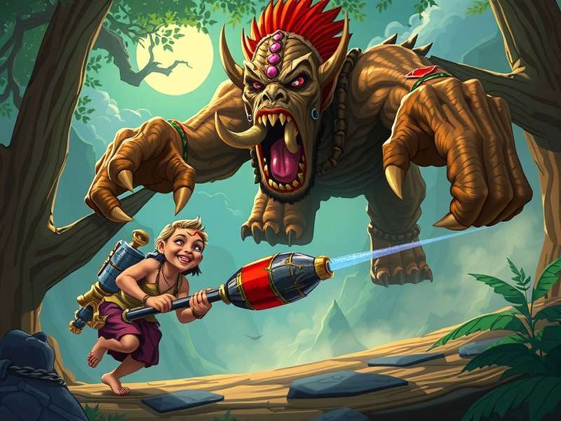 Temple Run Monster Gameplay