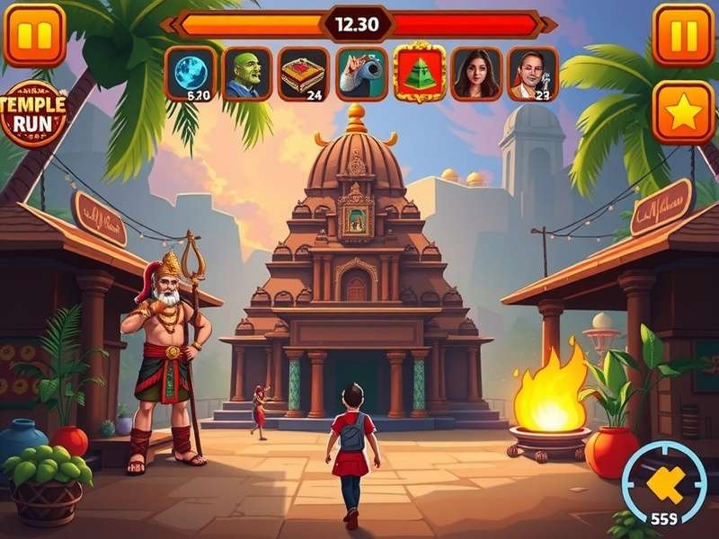 Temple Run Gameplay Screenshot