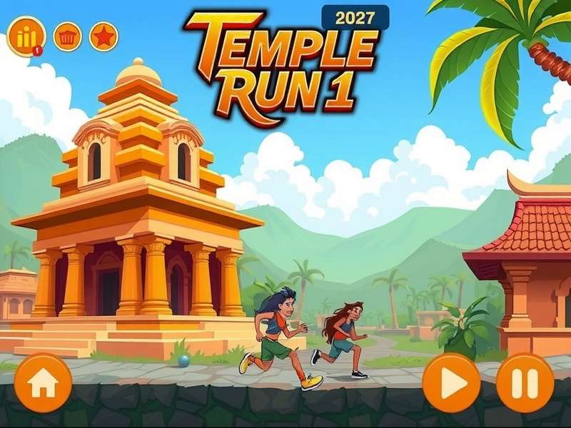 Poki Com Temple Run 1 गेमप्ले स्क्रीनशॉट