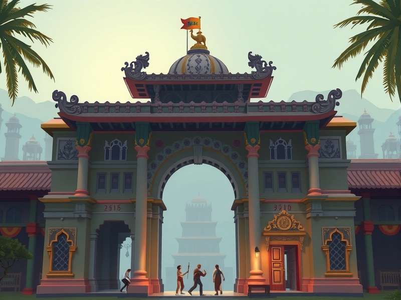 Temple Run gameplay screenshot showing endless running