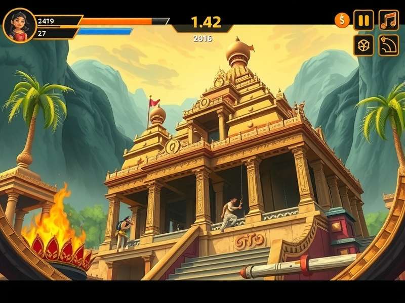 AI Temple Run Gameplay