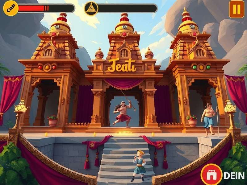 Temple Run Poki Gameplay Screenshot