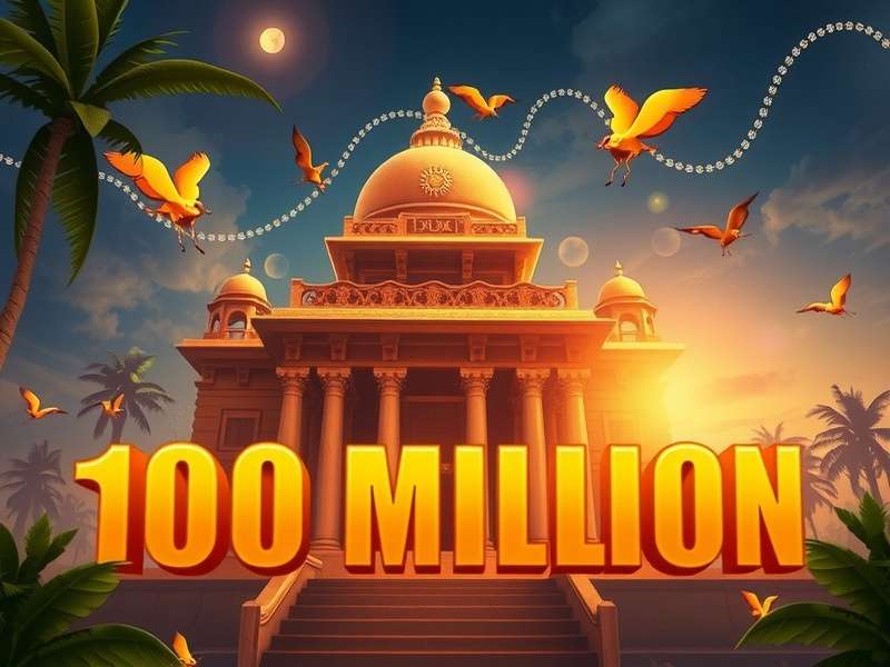 Temple Run 100 Million डाउनलोड सेलिब्रेशन
