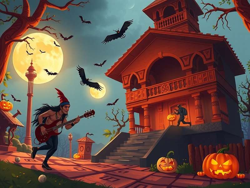 Temple Run Halloween Music Interface