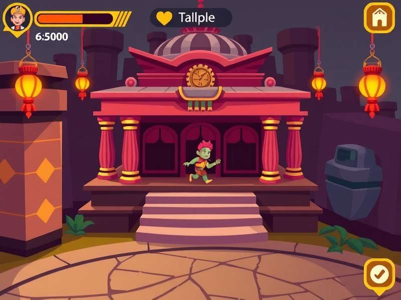 Temple Run Gameplay - Coin Magnet Feature