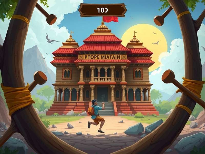 Temple Run Math Play Zone Game Screenshot