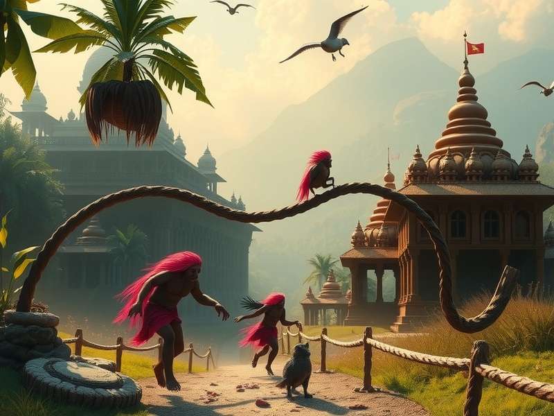 Temple Run Video Real Animales gameplay