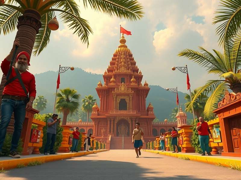 Temple Run Gameplay Screenshot