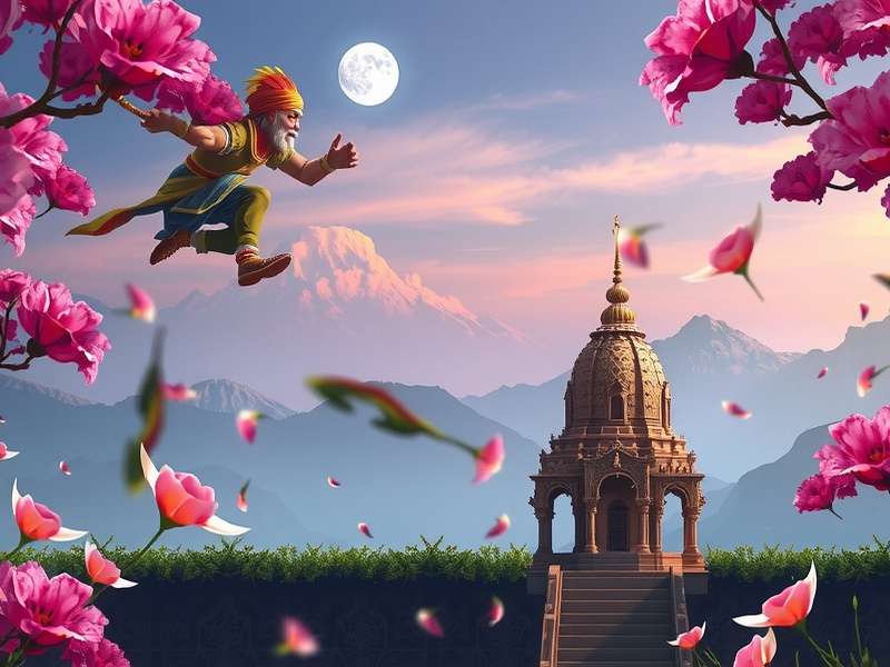 Temple Run में पहला फूल