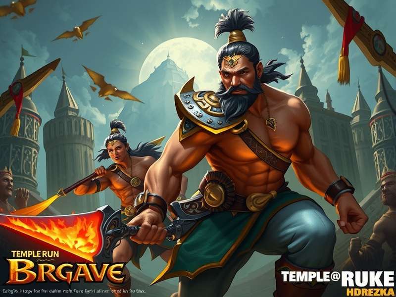 Temple Run Brave Bruks gameplay screenshot
