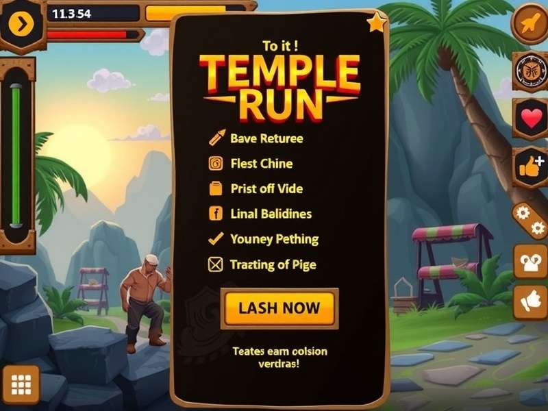 Temple Run Mod Menu Latest Version Screenshot