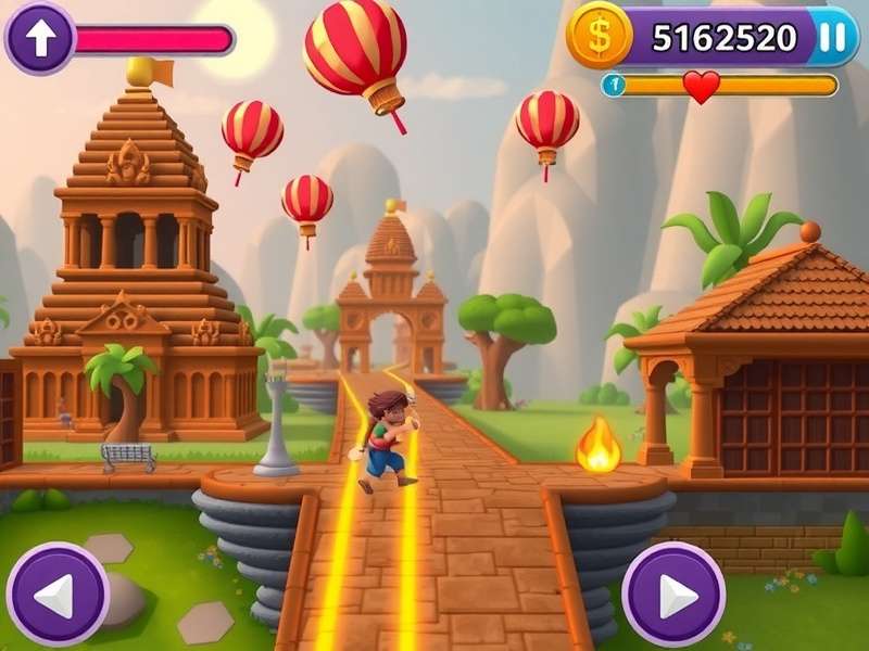 Temple Run Screenshot Extension Interface