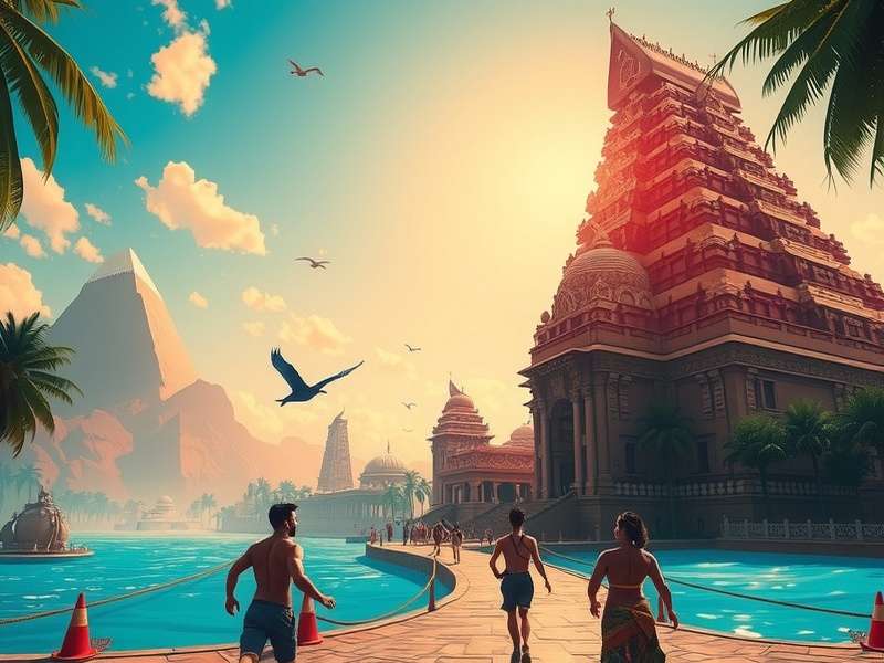Temple Run और Summertime गेम्स का कलेक्शन