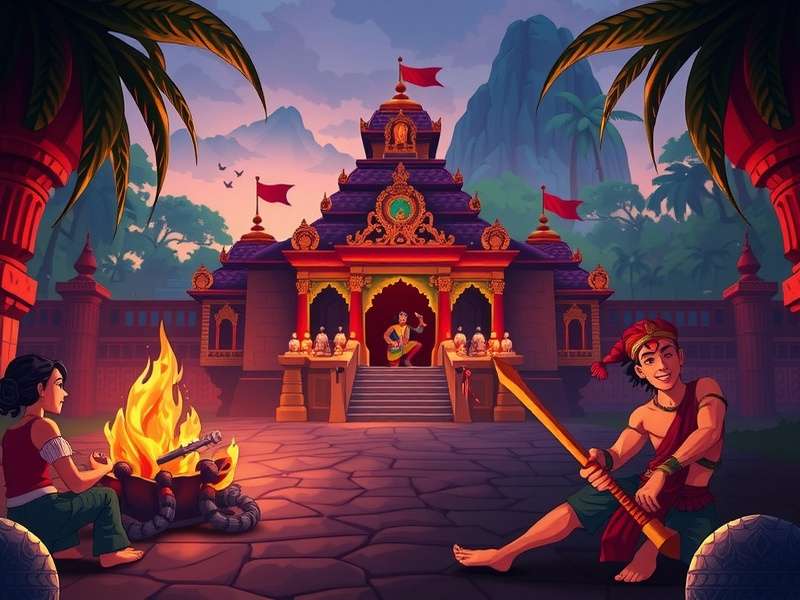 Temple Run Character Running