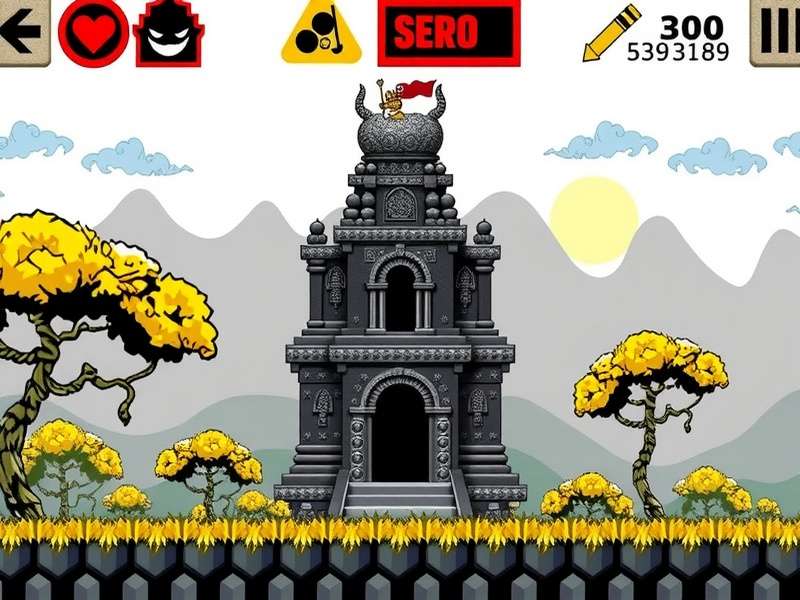 Temple Run Gameboy Speedrun gameplay screenshot