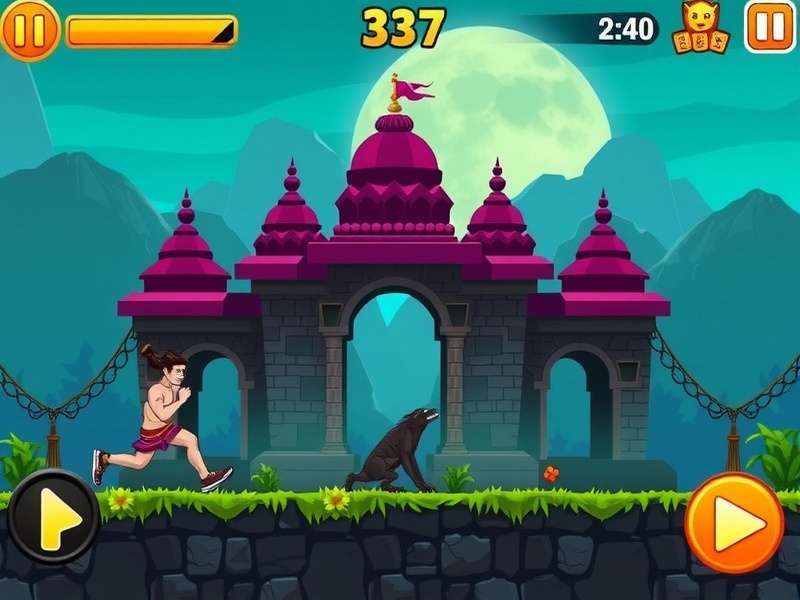 Temple Run 1 Gameplay Screenshot