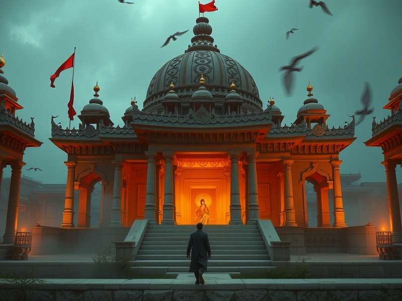 Temple Run fire death scene