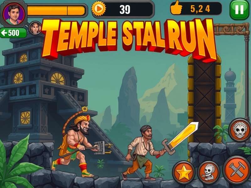 Temple Run Flashboy Online कैरेक्टर्स