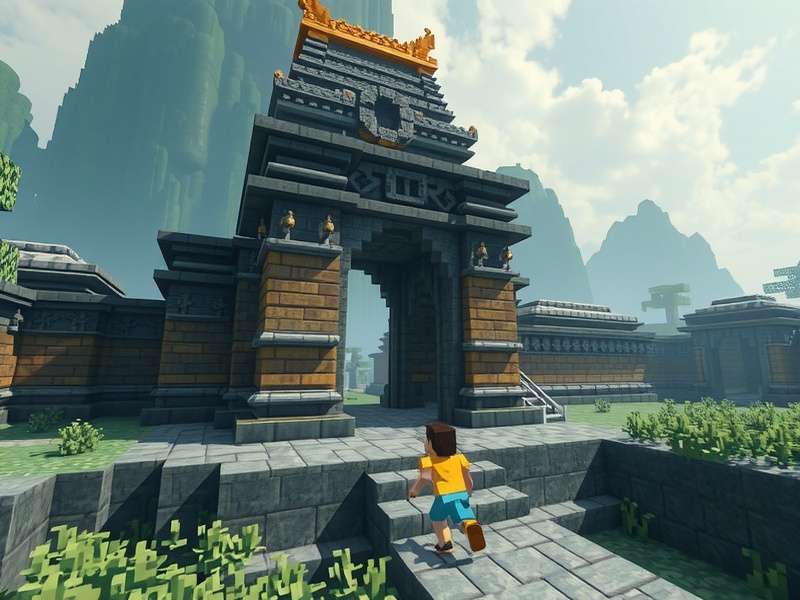 Minecraft Temple Run Portal गेमप्ले