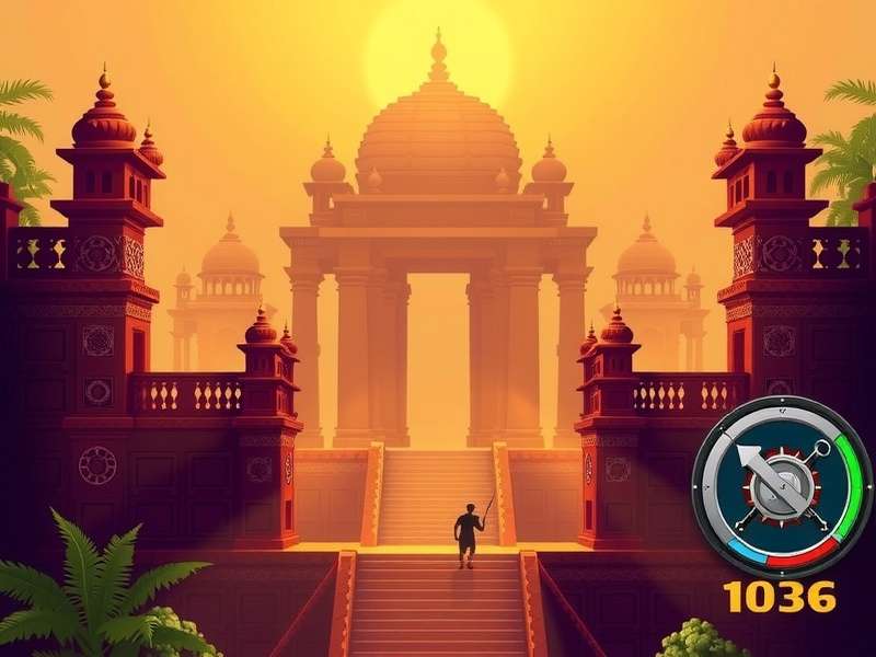 Temple Run iGameplay1337 2013 वर्जन गेमप्ले स्क्रीनशॉट