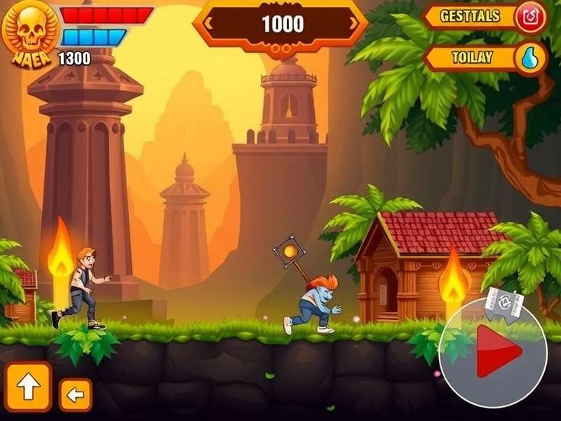 Temple Run 1 Gameplay Screenshot