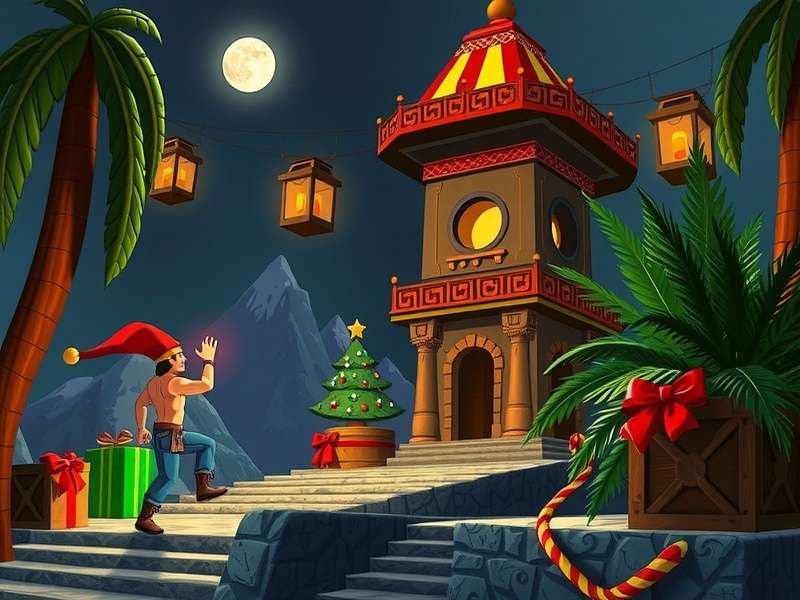 Temple Run 2 Christmas Unity Gameplay