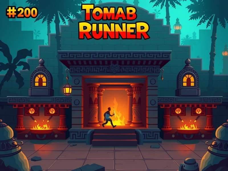 Temple Run Tomb Runner Game Screenshot