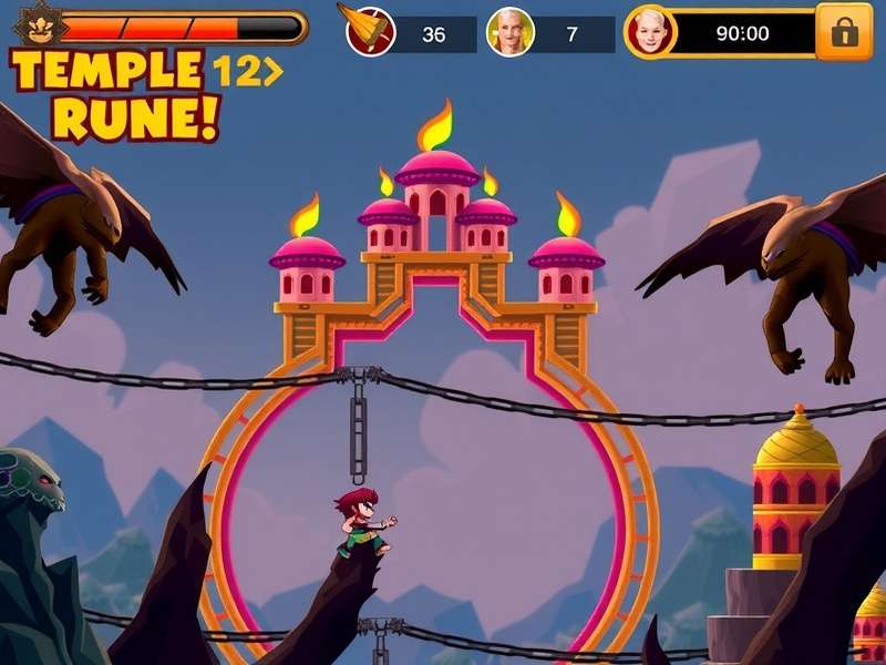 Temple Run Live Stream Gaming Setup