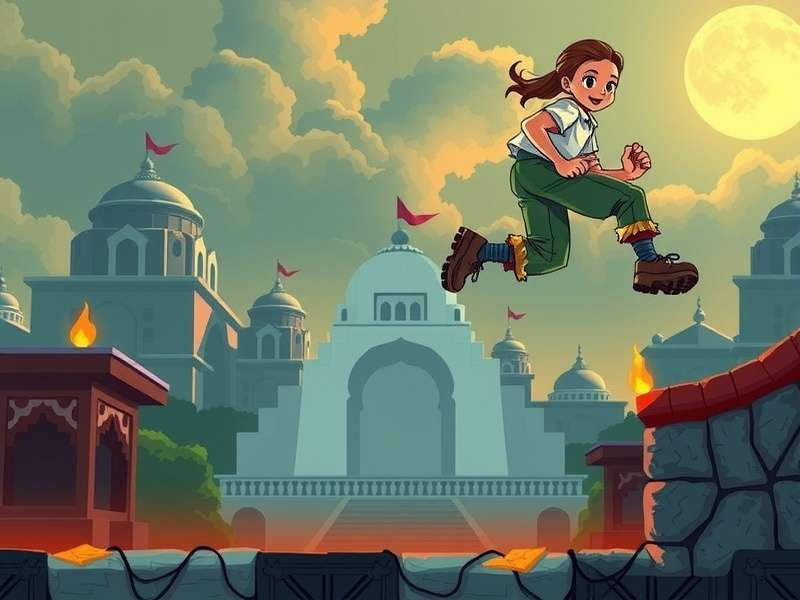 Temple Run Theme 2025 गेम इंटरफेस