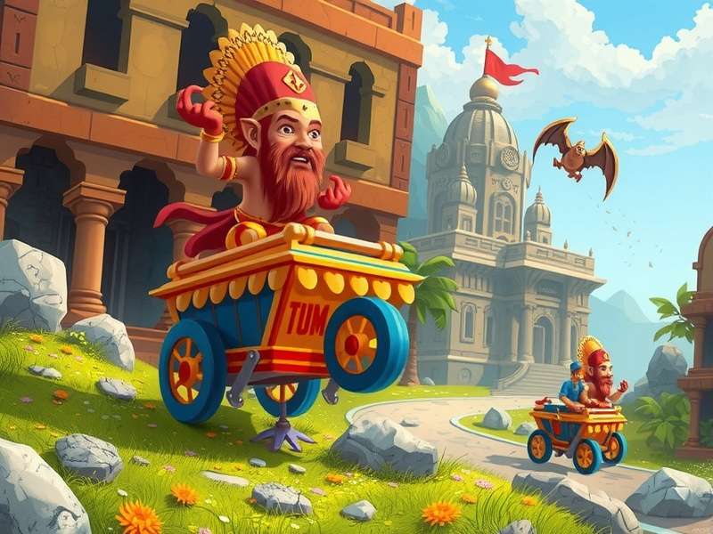 Temple Run TheDiamondMinecart gameplay screenshot