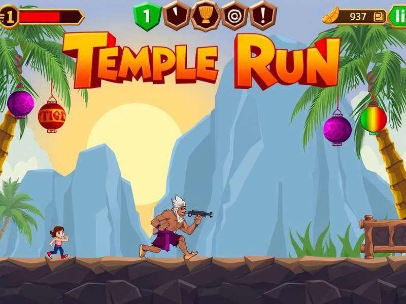 Temple Run पावर-अप्स उपयोग GIF