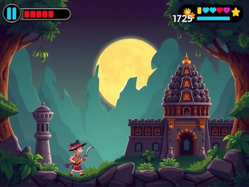 Temple Run Game Main Background Scene