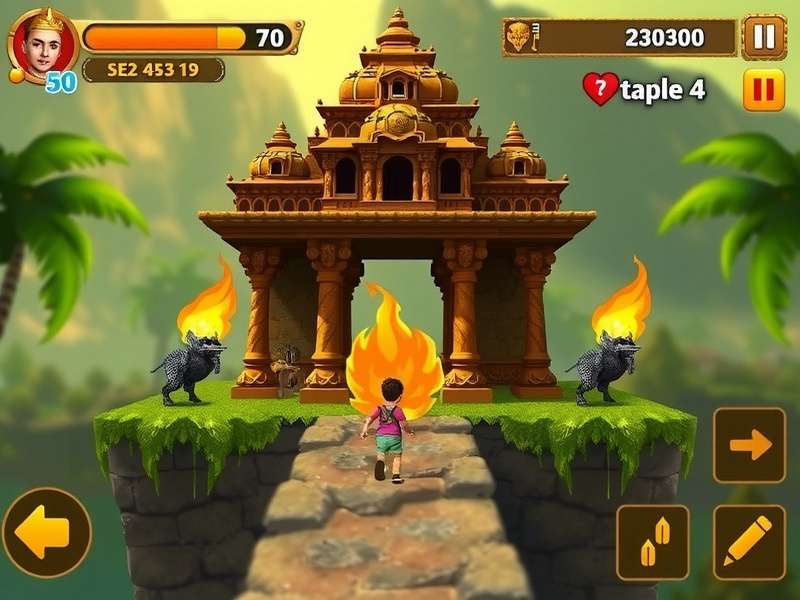 Temple Run iPhone Gameplay Screenshot