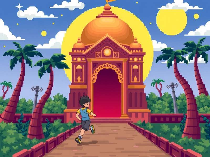 Temple Run GBA Pokemon Red गेमप्ले