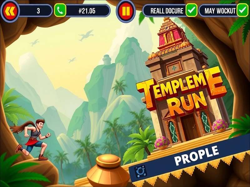 Temple Run 2 Gameplay Screenshot