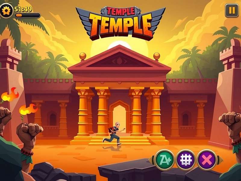 Temple Run Gameplay Screenshot