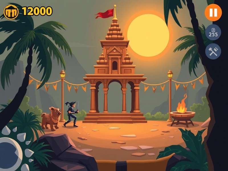 Temple Run गेमप्ले कंट्रोल्स