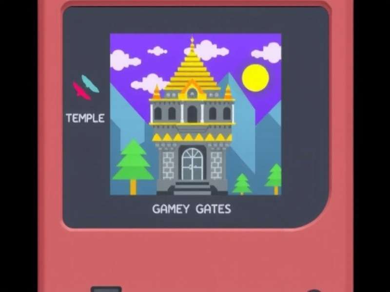 Temple Run Gameboy Color Emulator Gameplay