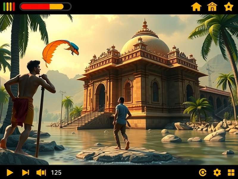 Temple Run 3D Gameplay Screenshot