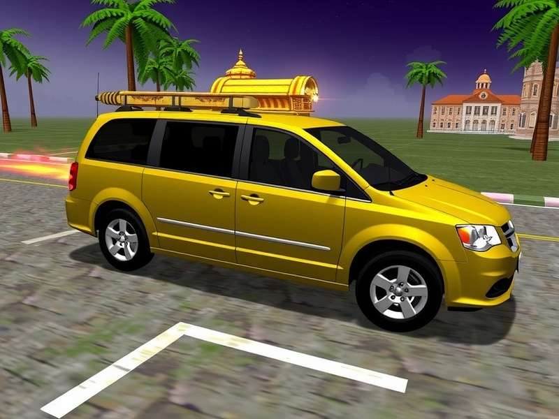 Temple Run Mod 2016 Dodge Caravan गेमप्ले