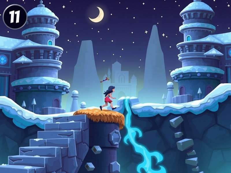 Temple Run 2 Poki Frozen Shadows गेमप्ले