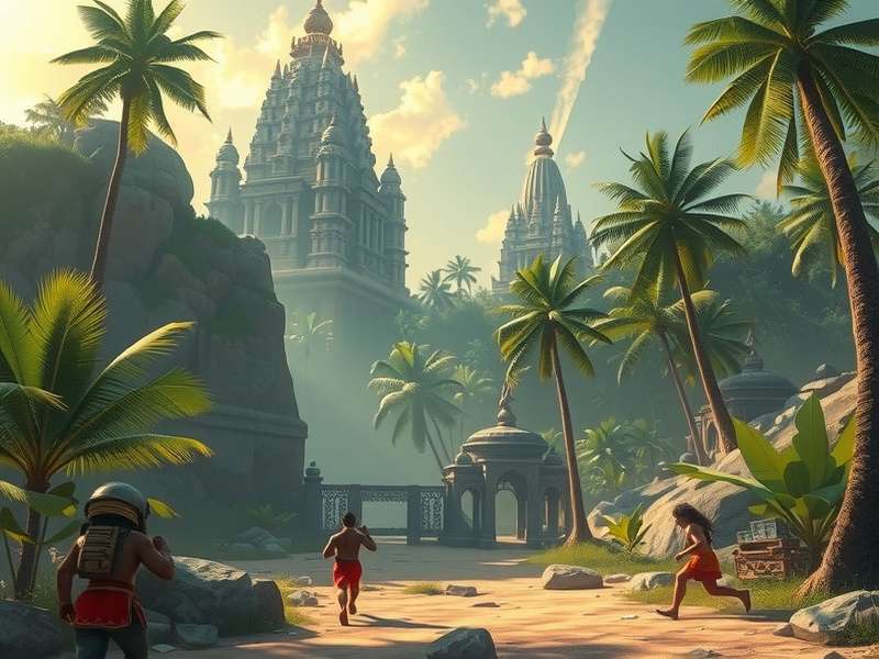 Temple Run Jungle Lost गेमप्ले स्क्रीनशॉट