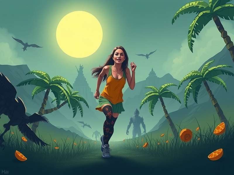 Temple Run Girl गेम का संगीत दृश्य
