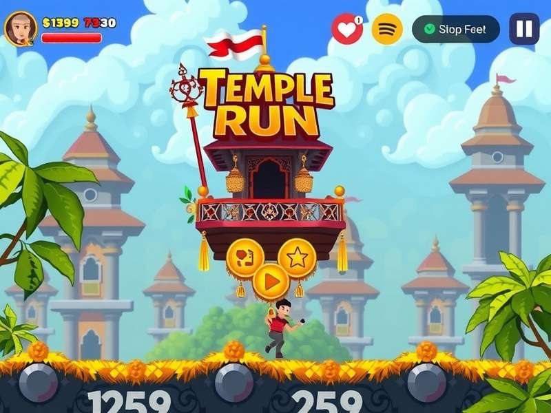Temple Run Gameplay Screenshot