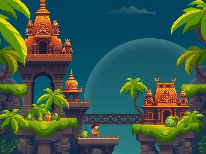 Temple Run Game Background Simple